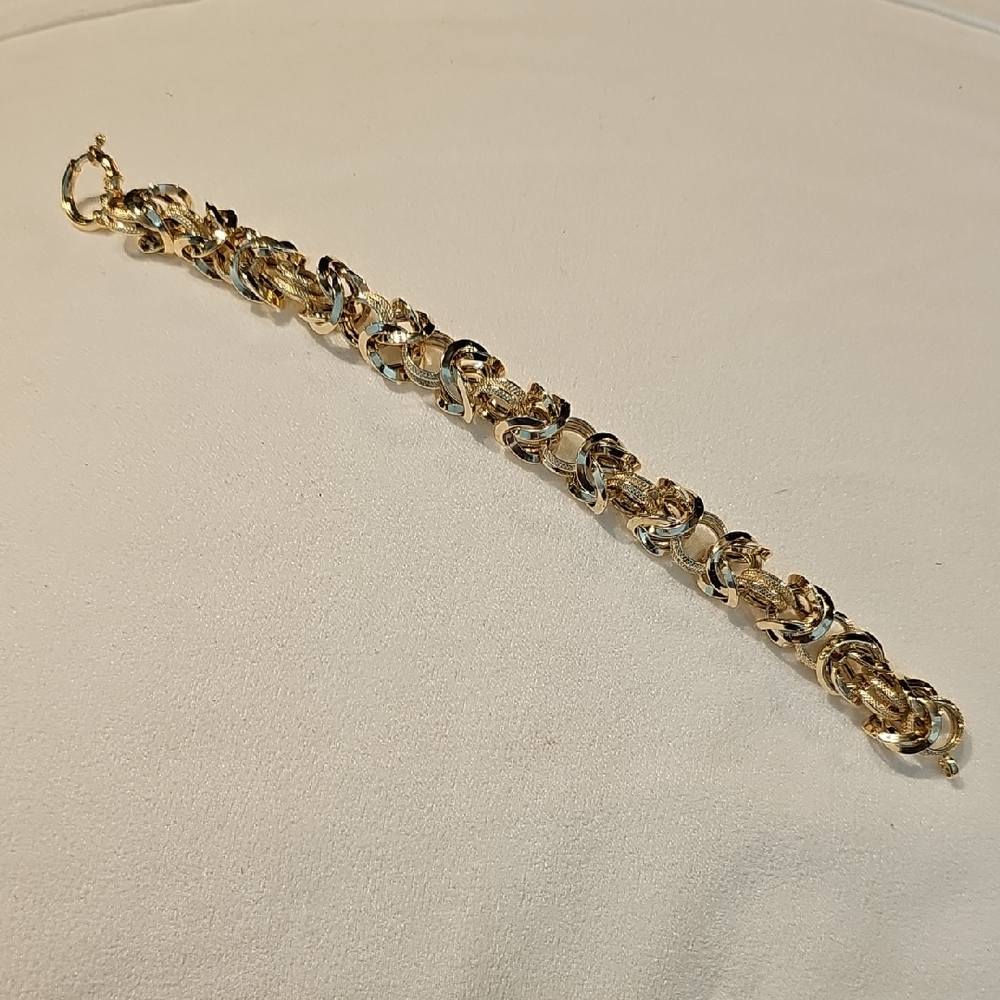 Elegant 14k Gold Vermeil Bracelet